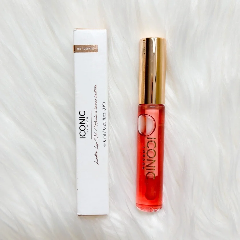 Iconic London Lustre Lip Oil “She’s a Peach”